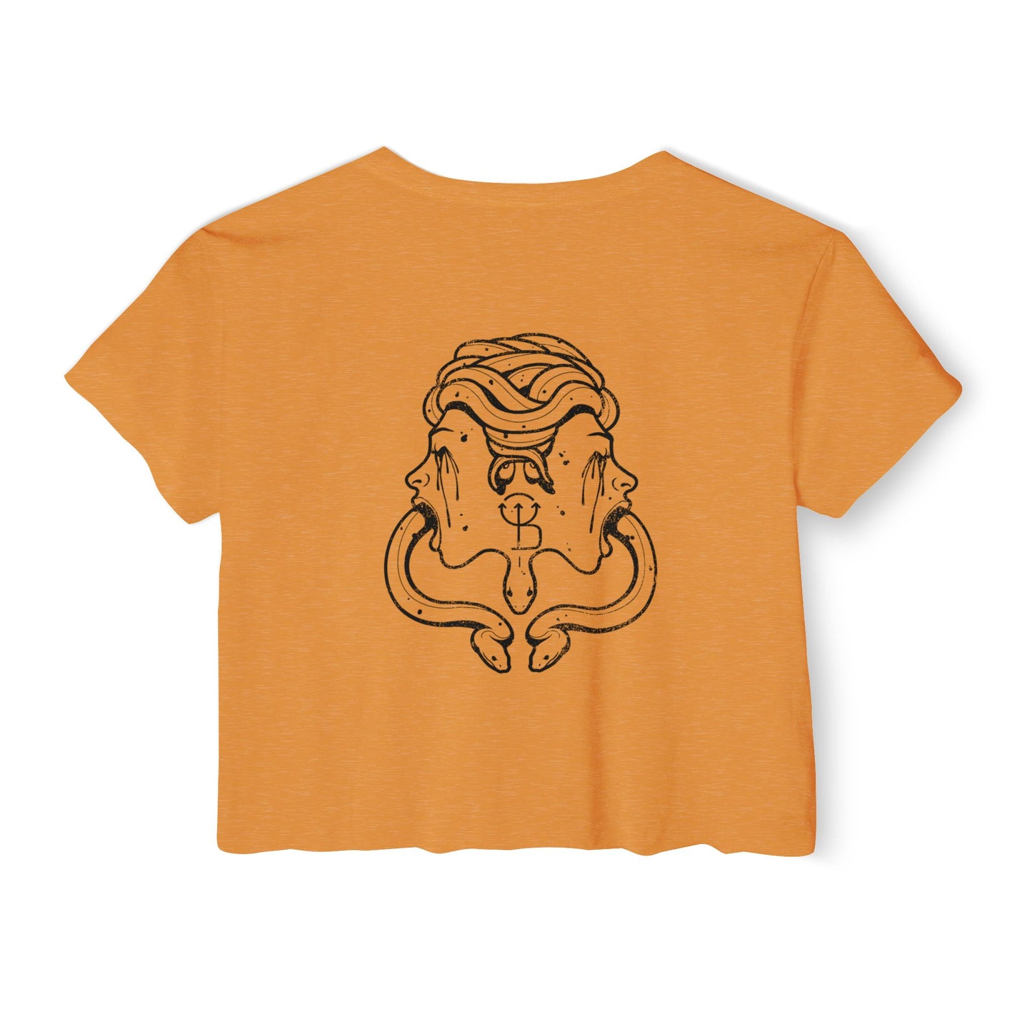 Gemini Tongue Cropped Tee