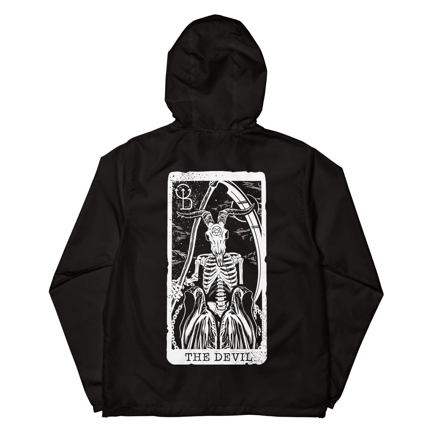 The Devil zip up windbreaker