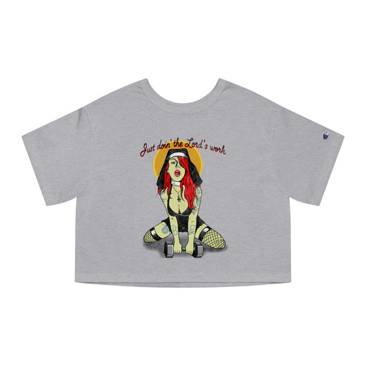 The Lord's Work Cropped tee